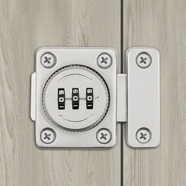 Silver Password Hinge Door Lock for Warehouse Door Latch 11ea