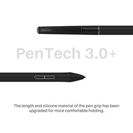 HUION Slim Pen PW550S 9.5mm Diameter for Huion Inspiroy 2/Giano/Keydial/Dial 2, K12/K13/K16(2021)/K22/K24 Series, Kamvas Pro 13 (2.5K)/ Pro 16 (2.5K), Kamvas Pro 16 (4K) Series, Kamvas Pro 24 (4K)