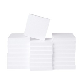 Silverlake Craft Foam Block - 24 Pack of 6x6x1 EPS Polystyrene Cubes for Crafting, Modeling, Art Projects and Floral Arrangements - Sculpting Block DIY School & Home Art Projects (24 Pack)