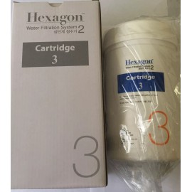 Hexagon NEW Hexagon Alkaline Hydrogen Water Filtration2.0v Original Cartridge No.3 Korea