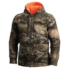 SCENTBLOCKER Scent Blocker Shield Series Evolve Reversible Parka, Hunting Coat for Men (Realtree Excape/Blaze, Large)