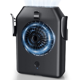 Stsase Portable Fan 10000mAh Rechargeable, Mini Waist Fan With Max 24H Working Time, 3 Speeds 5100RPM Strong Airflow Wearable Personal Clip Fan Belt Fan for Outdoor, Jobsite, Farms, Traveling, Fishing