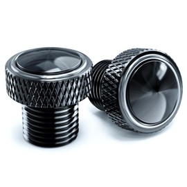 ZEXDDI 3PCS CNC M10x1.25 Motorcycle Mirror Hole Plugs Stock Mirrors Hole Screw Compatible With GROM 125 MSX125 DRZ400 DRZ400SM Z900 Z500 Z400 Z650 MT03 MT07 MT09 SP Rebel 1100 (Grey)