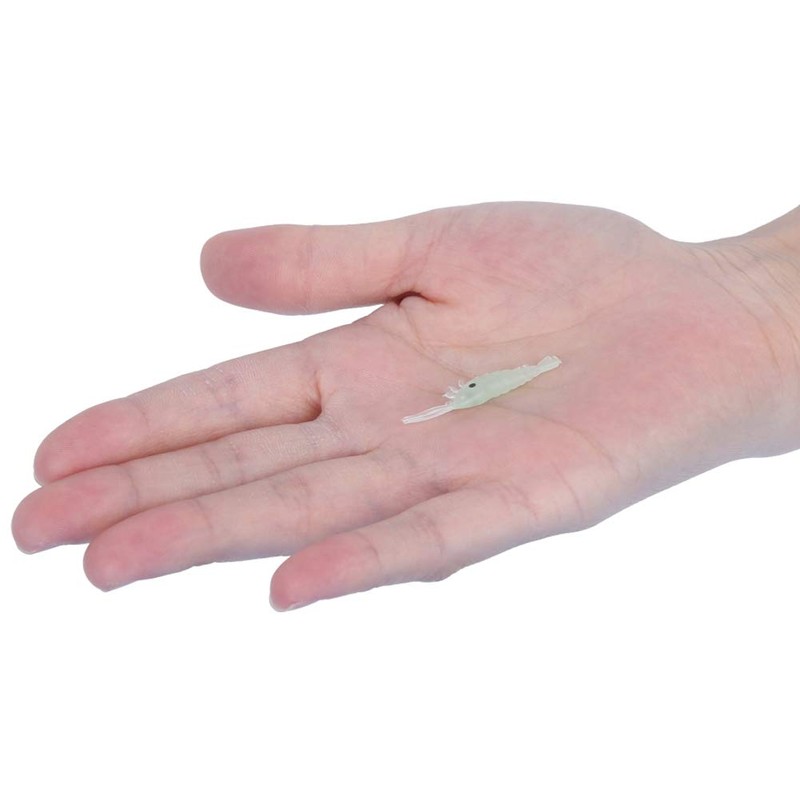 Fishing Soft Bait, Shrimp Bait, Pack of 50, Luminous Fish