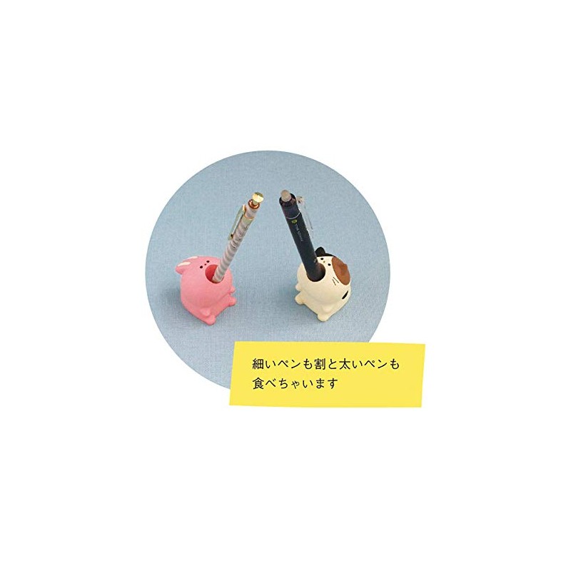 Deco Corporation Harapeko Animal Pen Stand, Mikenko Size: Approx. W4
