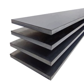 4 Pack 1095 Steel for Knife Making - 12"x1.5"x0.12" Annealed High Carbon Tool Steel Blanks, Precision Ground Flat Stock Bar for Knife Blades & DIY Projects