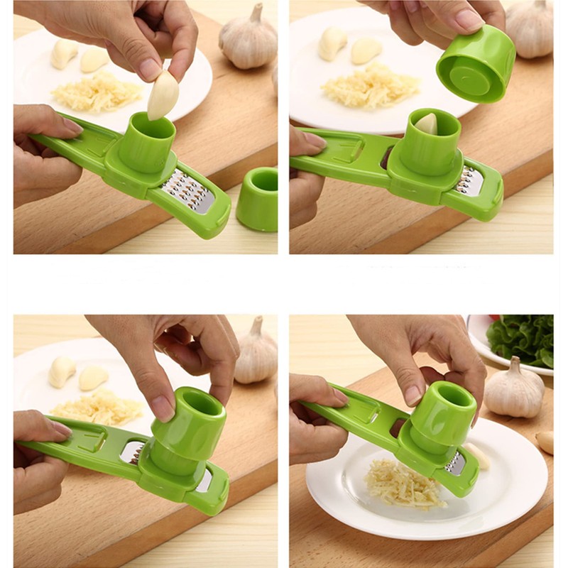 Zittop Multifunction Stainless Steel Pressing Garlic Slicer ，Cutter Shredder Kitchen