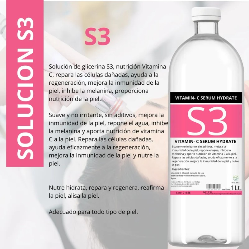Kit De 4 Soluciones Para Hidra- Facial, Hydradermabrasion 1l