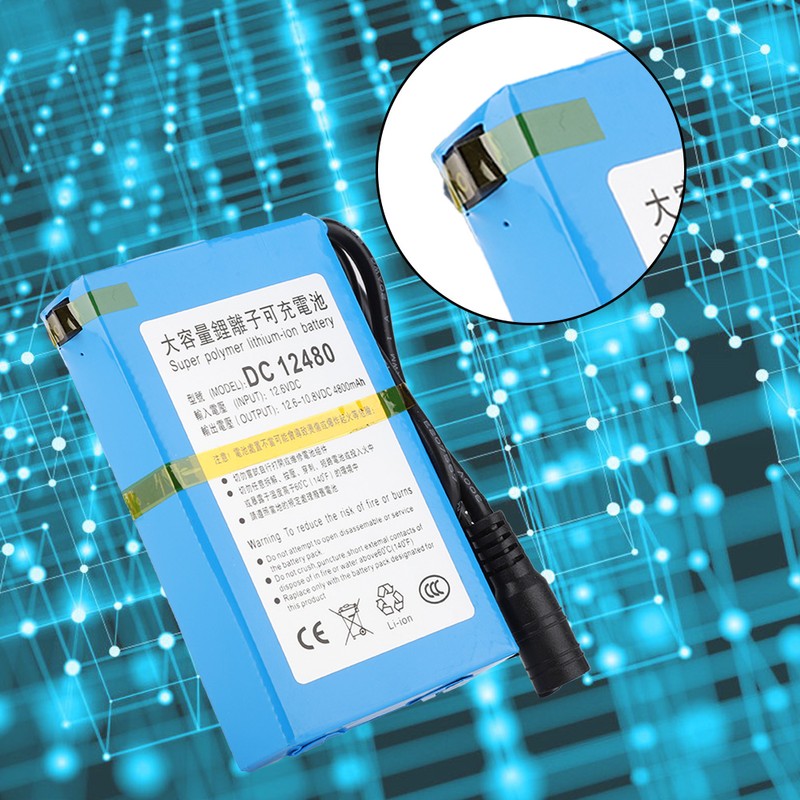 DC 12480 4800mAH Large Capacity Built in Switch Polymer Lithium