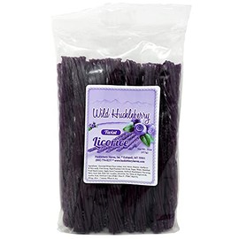 Wild Huckleberry Licorice Twists 16 oz, Made in USA