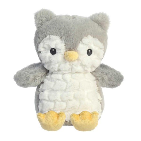 Ebba™ Adorable Woodland Owie™ Baby Stuffed Animal - Soft & Cuddly Toy - Comforting Companion - Gray 10 Inches