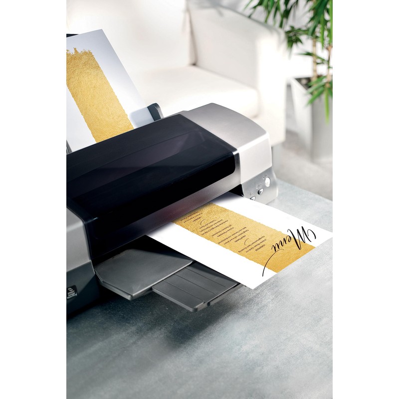SIGEL DP613 High-Quality Writing Paper, Printer Paper, Card "Golden Brush