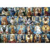 Blueforest 1000 Piece Puzzle for Adults - Stained Glass Cats Mosaic