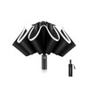 XIXVON Umbrella Pro (10 Ribs, Black) | UPF 50+ 99%