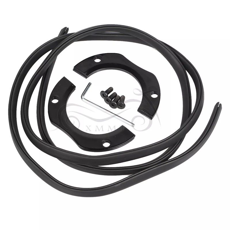 Unbranded Vivid Black Stretched Dash Fuel Gas Tank Console Panel