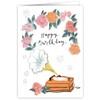 Quire Lemon Lou Card Happy Birthday Flower Gramophone