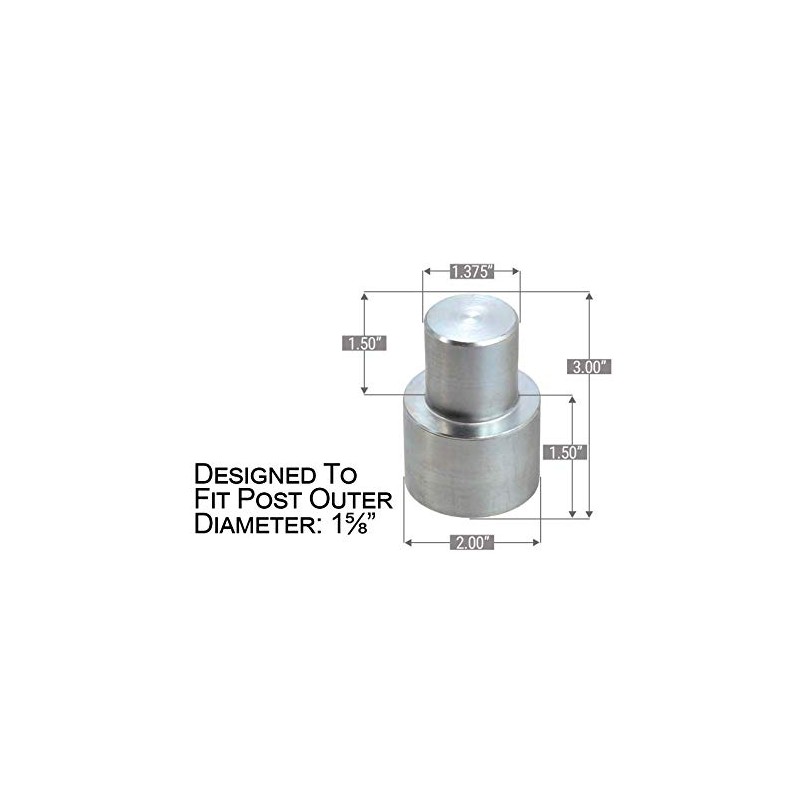 Jiggly Greenhouse® Ground Post Driver for 1 5/8" OD Pipe