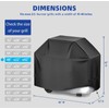 BBQ Gas Grill Cover for Outdoor Grill, Anti-UV, Rip-Proof, Fade