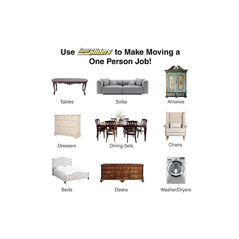 SoftTouch 4703595N Appliance Slider- Move Heavy Appliances Effortlessly, 3", Beige