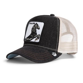 Goorin Bros. The Farm Unisex Original Adjustable Snapback Trucker Hat, Denim (The Stallion), One Size