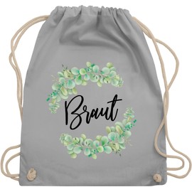 Shirtracer - Gym Bag Backpack - JGA Stag Night Women - Bride Eucalyptus, 03 Light Grey, Unit size