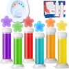 TaikaoQi Toilet Gel Stamp, 6Pcs/72 Count Flower Fragrance Bathroom Deodorizer