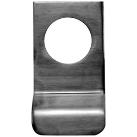 Don-Jo 1875 11 Gauge Stainless Steel Cylinder Pull, Satin Stainless Steel Finish, 2-1/8" Hole, 3" Width x 4-1/2" Height