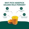 HANDPICK Golden Milk Powder with Turmeric - (7oz, 80 servings)