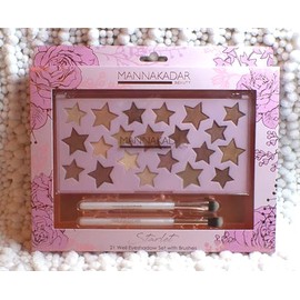 Manna Kadar Starlet 21 Well Eyeshadow Set with Brushes .53 oz