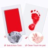 Baby Footprint & Handprint Kit - 1Pack Red Inkless Print