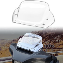 VEISUTOR 10" Windshield Kits for Harley Street Glide CVO 2024, Clear Wind Shield Windscreen Air Deflector for Harley Davidson Street Glide CVO FLHXSE 2023-2024 Accessory