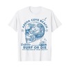 Arena Cove Beach Surfing Girl Pacific Ocean Surfboard Men's T-Shirt,