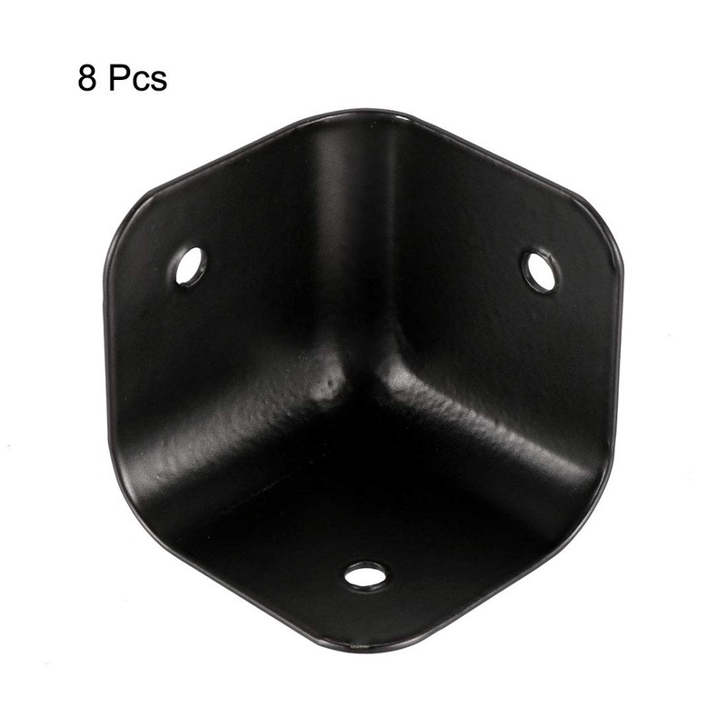 sourcing map 8pcs Box Case Corner Protection Edge Protection Metal