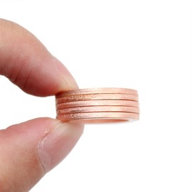 Mdingbao-Flat Washers M5 M6 M8 M10 M12 M14 M16 T3 O Ring Gasket Sealing Ring Copper Washer For Boat Crush Washer Flat Seal Ring Fitting, 20Pcs, corrosion and durable ( Inner Diameter : M16 (16x20x1) )