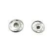 20 Sets Silver Sew-on Snap Button,Big Metal Snap Fastener Durable