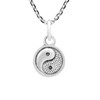 Collar clásico de plata de ley 925 de Yin Yang