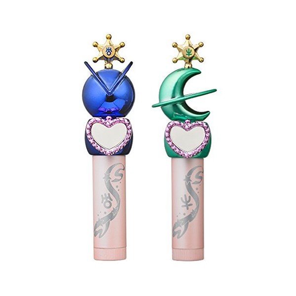 Sailor Moon Miracle Romance Sailor Uranus Sailor Neptune Twin Lip Balm Rod by Bandai