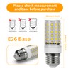 SCHERARX 3Pack E26 LED Bulb 60Watt Equivalent, Dimmable, Daylight White