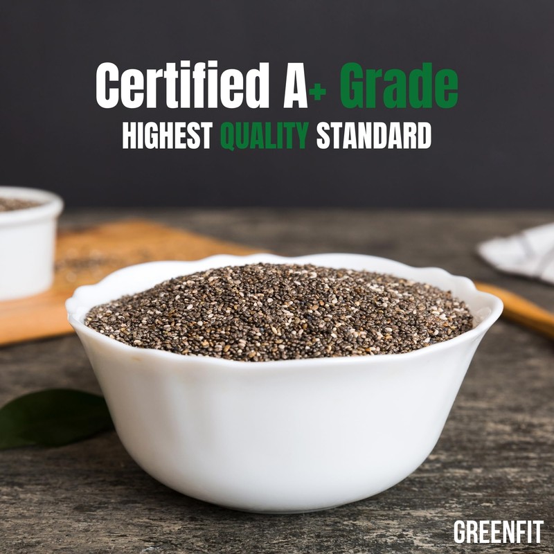 Premium Bulk Chia Seeds (10Lbs Bag) | A+ Grade Chia