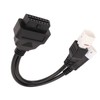 3pin 4pin Motorcycles OBD OBD2 Adapter Cable Easy Fault Detection