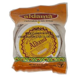 Does Not Apply Aldama Oblea Medium Milk Candy Wafer Soft and Chewy Mexican Candy 5 pieces per b