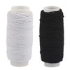 Premium Elastic Sewing Thread 2-Pack, 30m Each, Strong and Stretchable