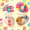 Enchanted Bunny Surprise: Mystery Egg Keychains - Style: Single Egg