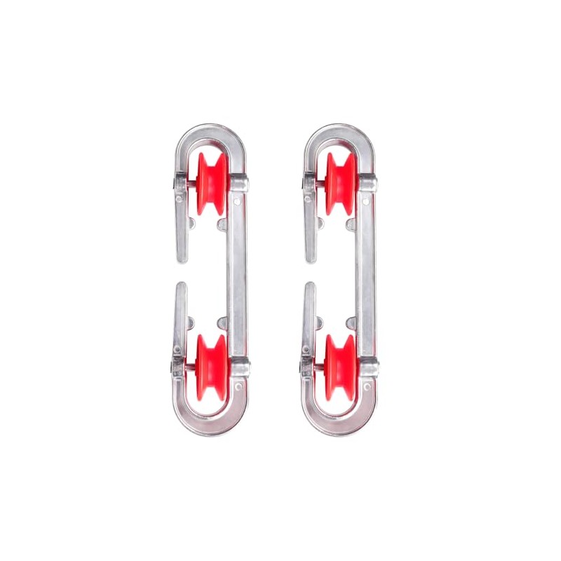 Heavy Duty Clothesline Pulley Kit - 2 Pack Tensioner Separator
