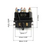 QWORK Solenoid Relay, 12V 250A Winch Relay Solenoid Replacement Contactor