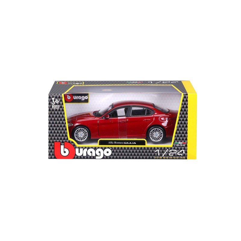 Bburago Alfa Romeo Giulia 1:24 Scale Model Car with Opening