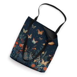 Butterflies Flower Night Sky Moon Colorful Men Women Kids Tote Bag