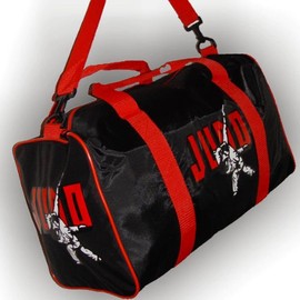 BAY Judo Sports Bag Black/Red Martial Arts Bag Training Bag 50 cm Kwon Small