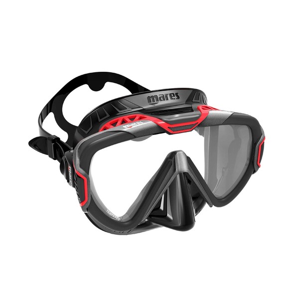 Mares Pure Wire Mask - Red/Black