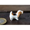redchocol8® Ceramic Tiny Miniature Brown Dog Animals Gift Home Decor